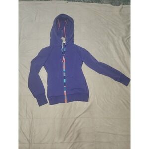 Lululemon Ivivva Girls' Scuba Full-Zip Hoodie Jacket Size 10. Purple. Vintage
